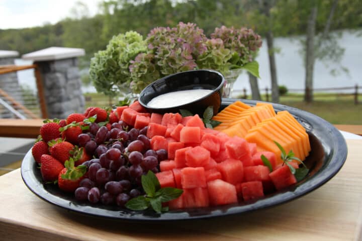 fruit platter.