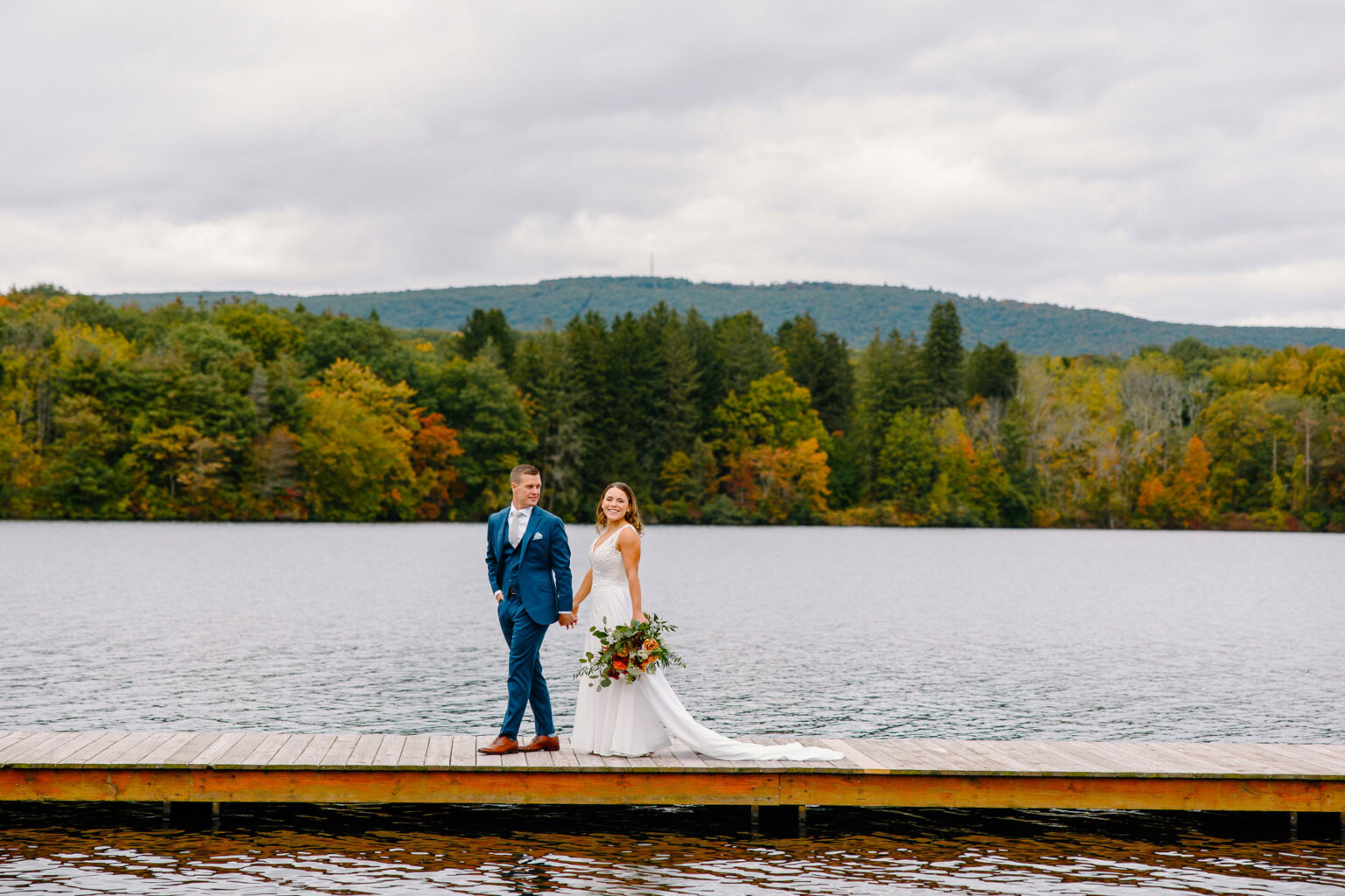 Couple On Dock