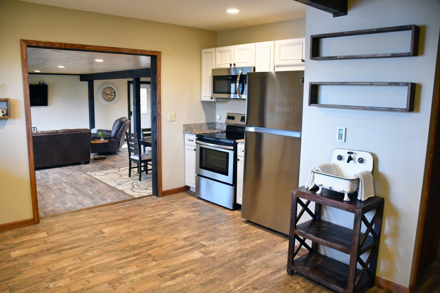 Lake House main floor kitchen